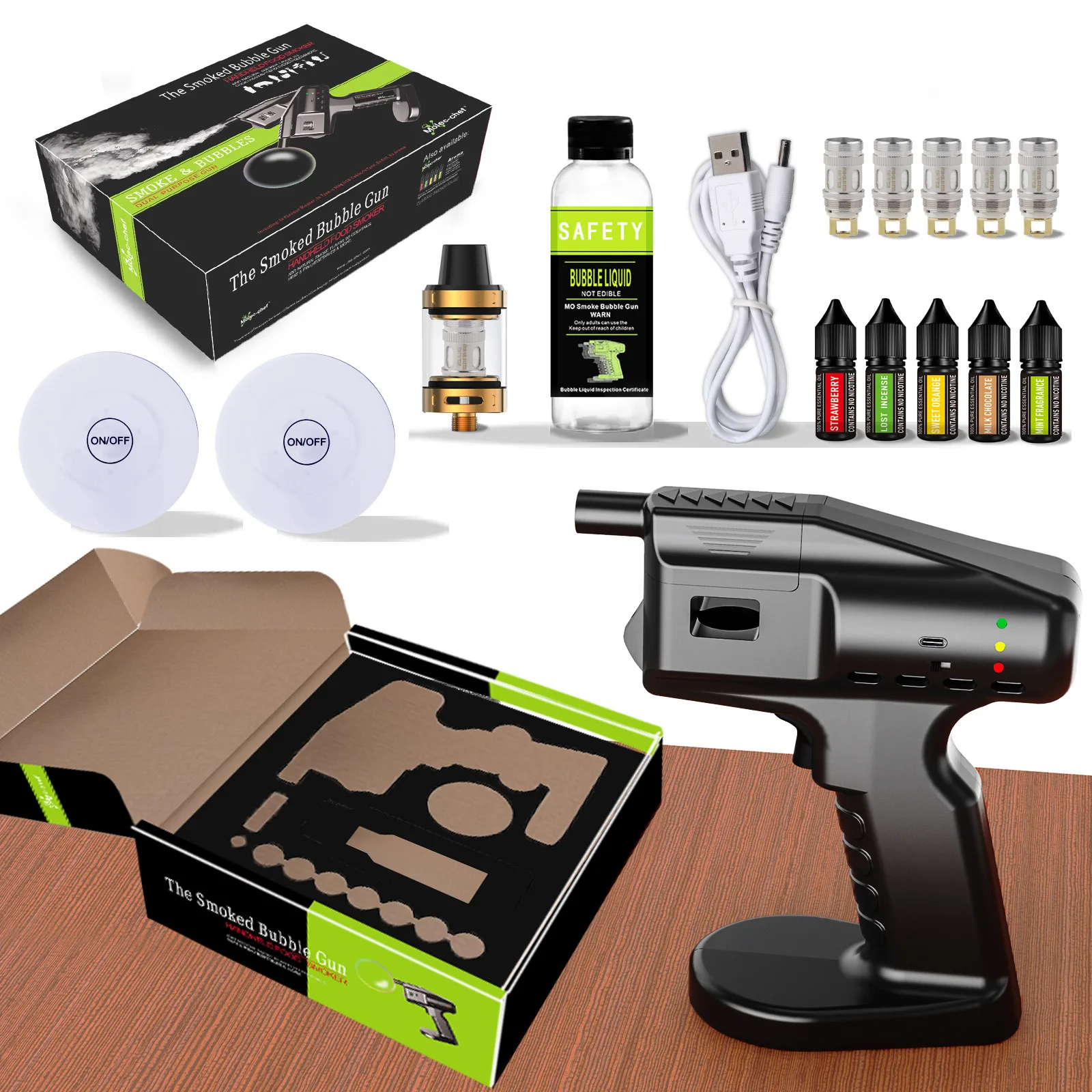 Elektrische Usb Flavour Blaste - Smoking Gun Kit recensie en prijs