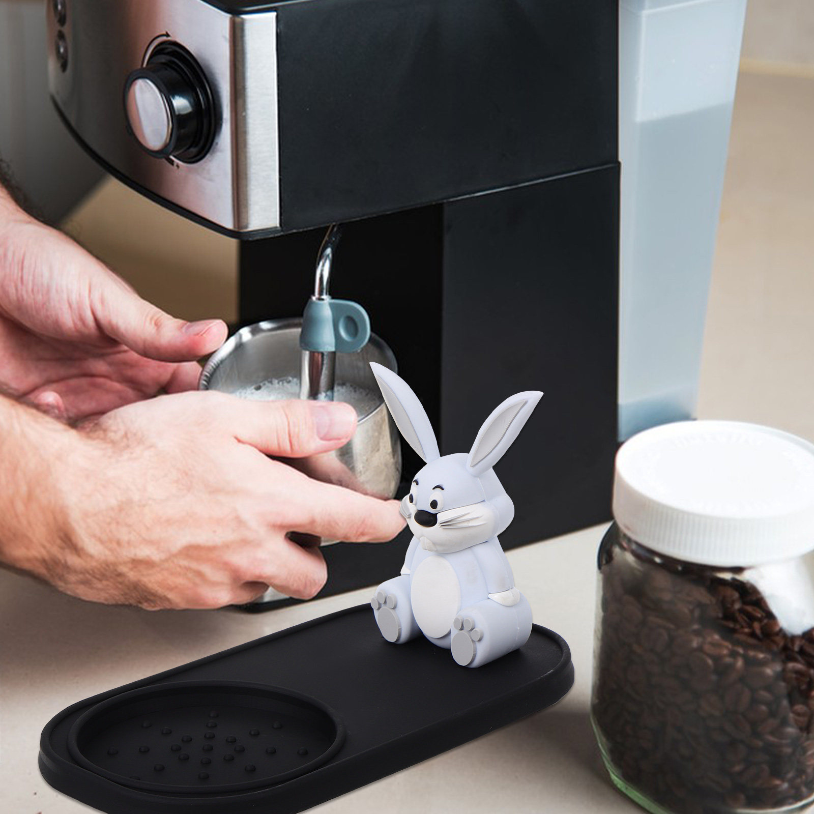 Bunny Pattern Espresso Tamping - Home Bar And Counter recensie en prijs