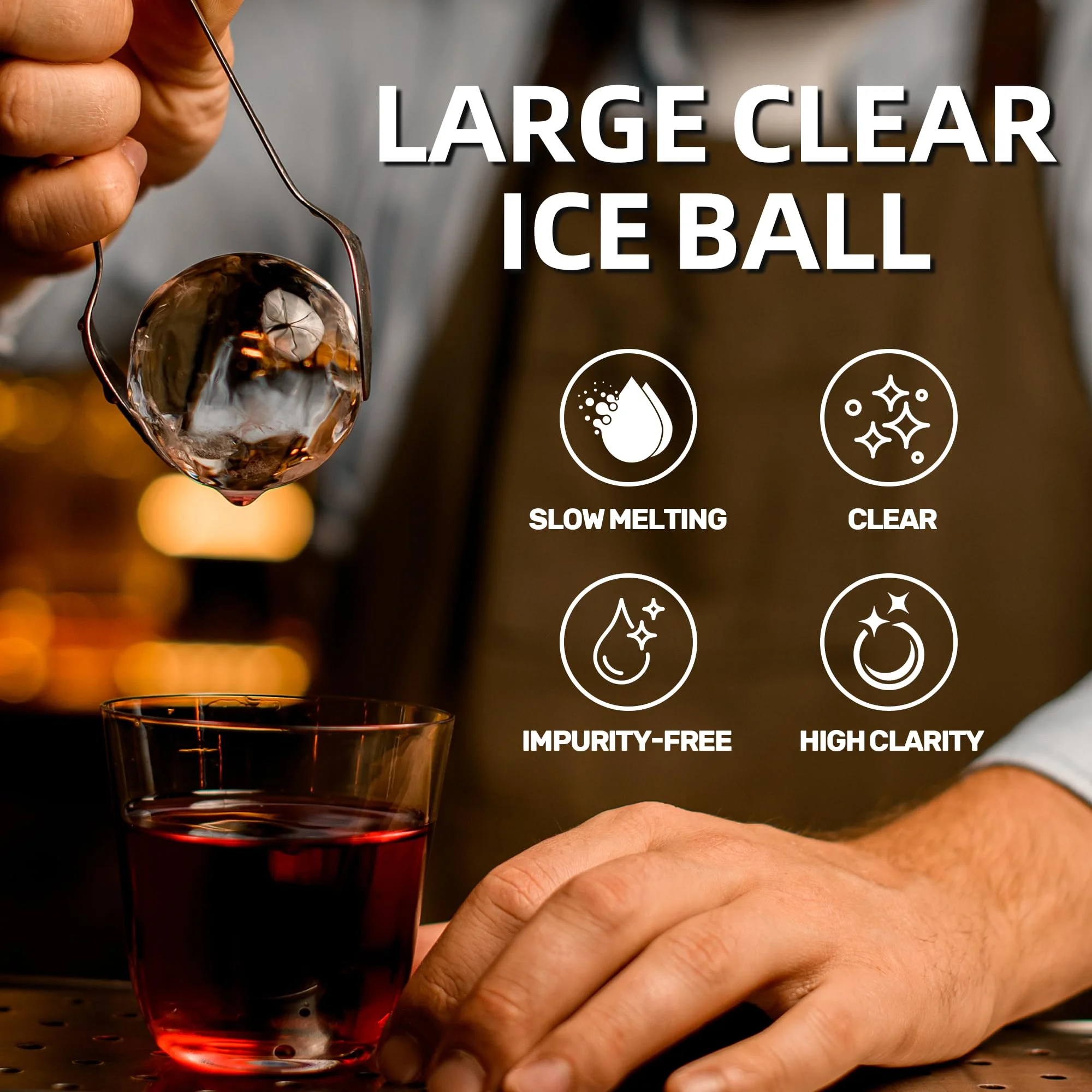 Kristalheldere Whiskey IJsboll - Ice Mold Sphere recensie en prijs