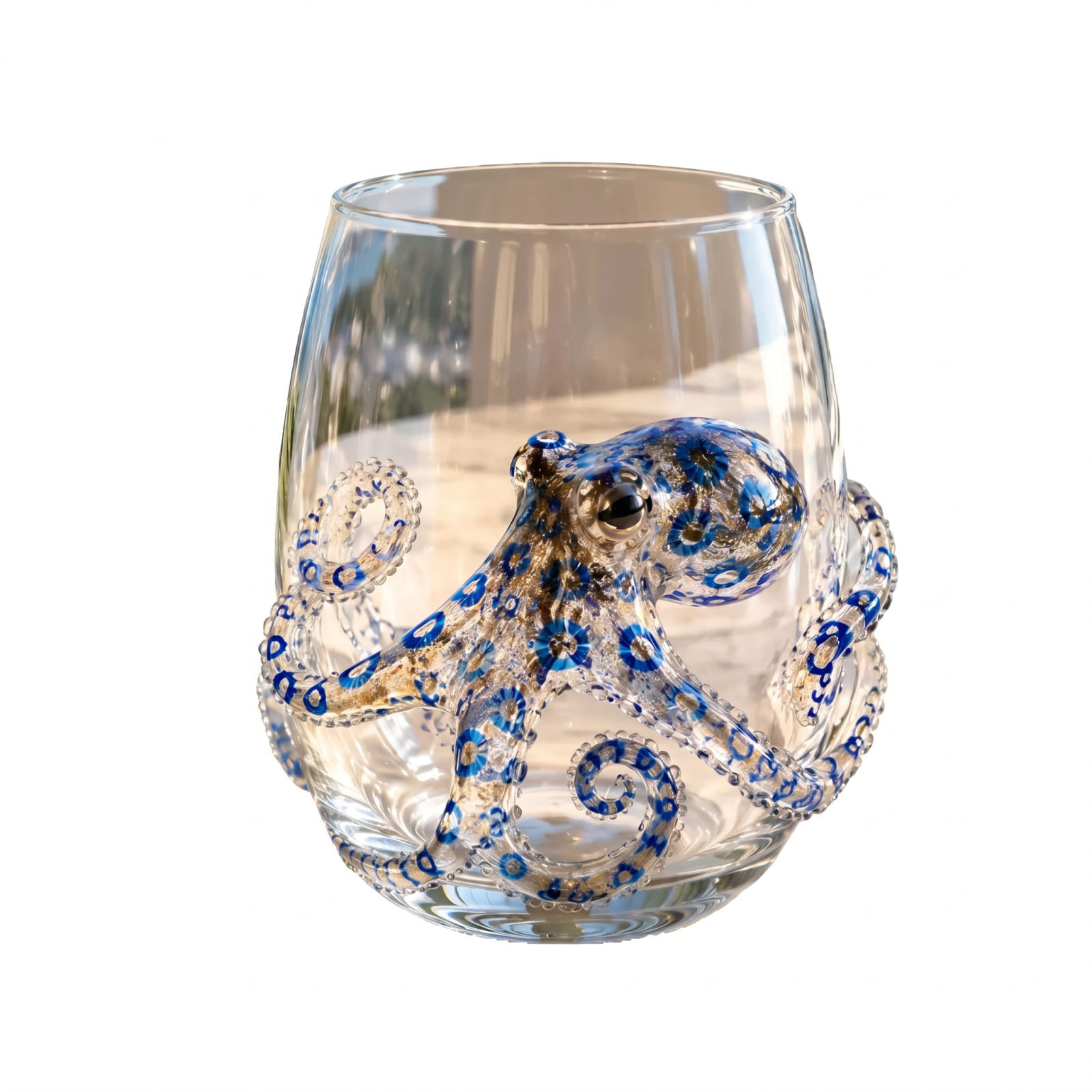 Ambachtelijk glaswerk met blau - Home Bar Setup recensie en prijs